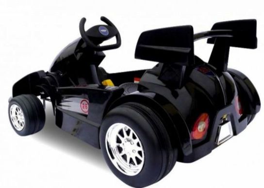 Kids 6V Go Kart Style Ride On Car Black