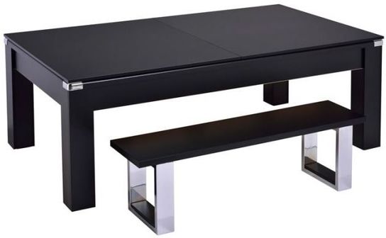 Avant Garde Black Diner Freeplay 6ft Slate Bed Pool Table