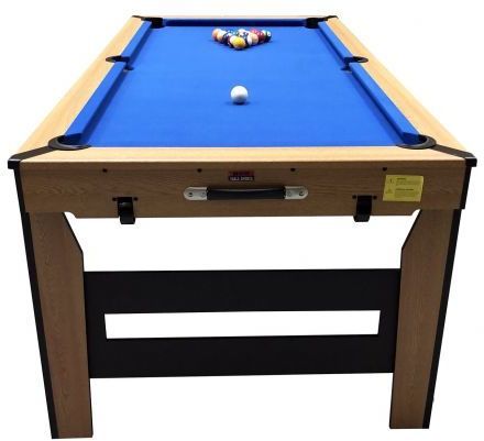 6ft Rolling Lay Flat Pool Table by BCE