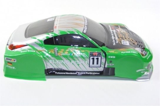 Spare Body for 1:10 Scale Drift Car - Nissan 350Z Green