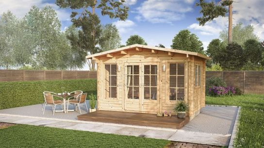 Brighton Log Cabin 4m x 3m