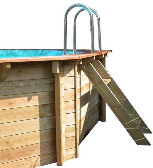 Eco Octagonal Wooden Pool - 3.71m x 3.71m by Plastica