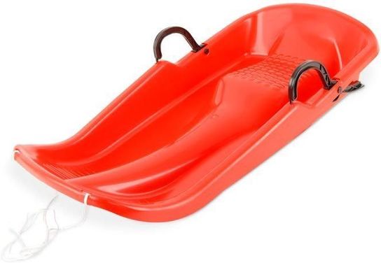 Snow Flyer Red Sledge With Brakes
