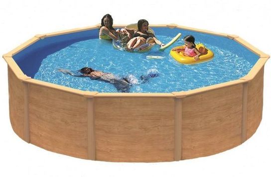 Canyon Wood Effect Steel Pool 4.95m