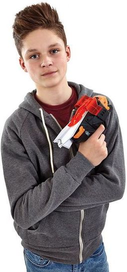 The Ultimate Paper Plane Launcher Shooter Toy - Black and Orange