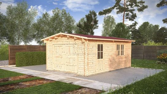 Log Garage 4m x 6m