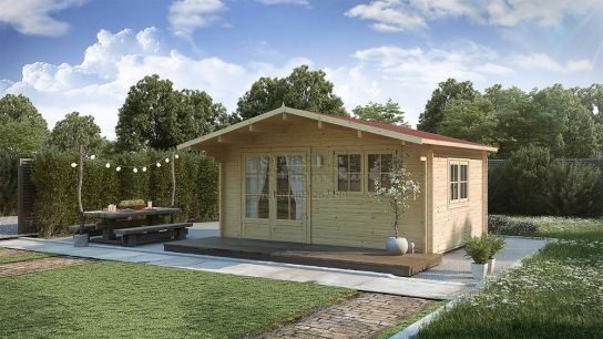 Monaco Log Cabin 3m x 4m