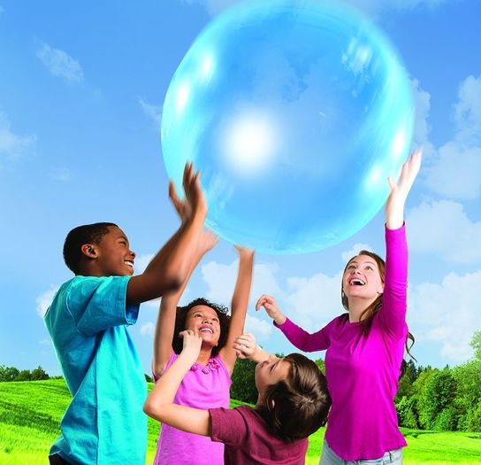 Super Wubble Bubble Ball Without Pump- Blue 
