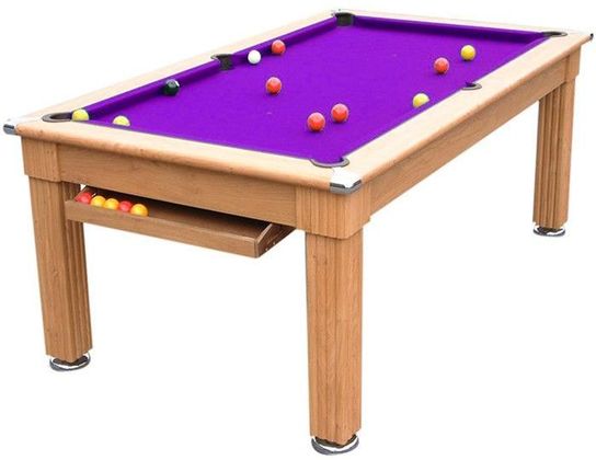 Traditional Diner Slate Bed Pool Table 7ft