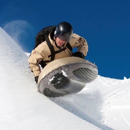 Freeride 180-X Silver Inflatable Sledge by Airboard