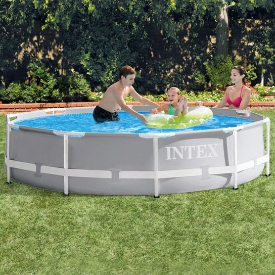 Intex Prism Metal Frame Round Pool 10ft x 30in - 26702NP 