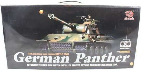 Radio Controlled 1:16 Scale Airsoft German Panther BB Firing Tank 3819
