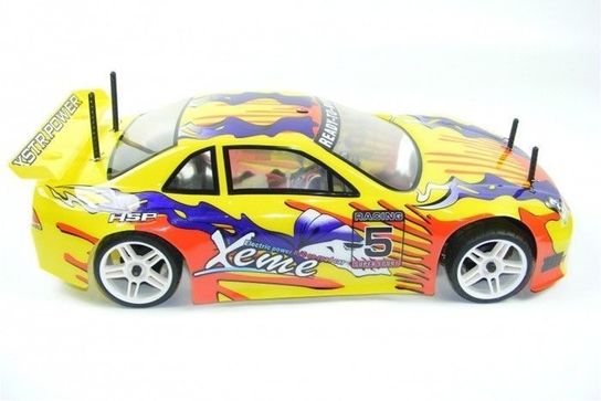 Radio Controlled HSP Electric 1:10 Honda Prelude Touring Car - Yellow