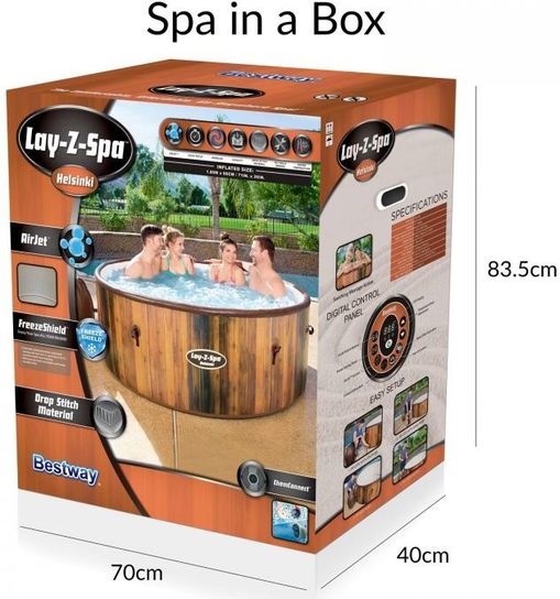 Lay-Z-Spa Helsinki AirJet Hot Tub  