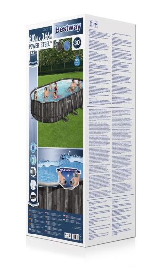 Bestway Power Steel 20ft x 12ft x 48in Pool