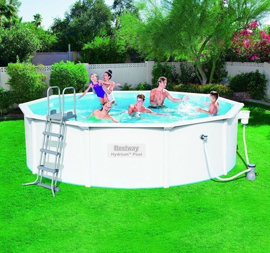 Hydrium Titan Steel Pool Package - 56382 - 15ft x 48in by Bestway