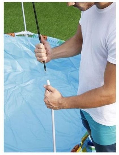 Steel Pro UV Careful 8ft x 20in Splash-in-Shade Play Pool- 56432