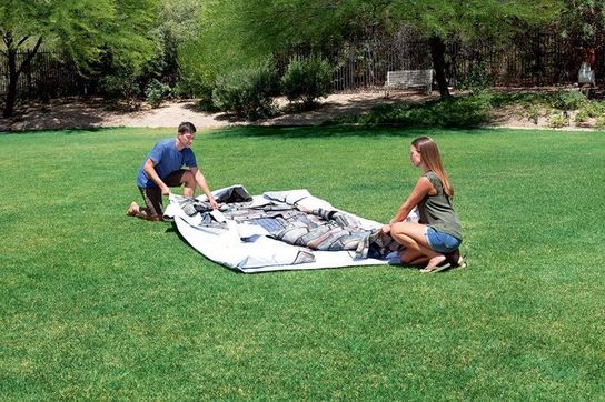 Power Steel Comfort Jet Pool - 56719 - 20ft x 12ft x 48in by Bestway
