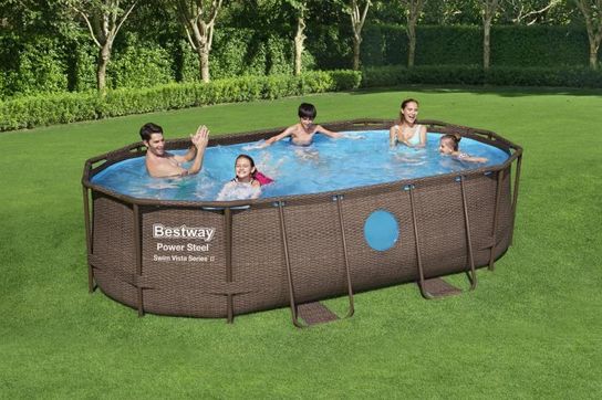 Bestway Power Steel Swim Vista Series 16ft x 10ft x 42in- 56946