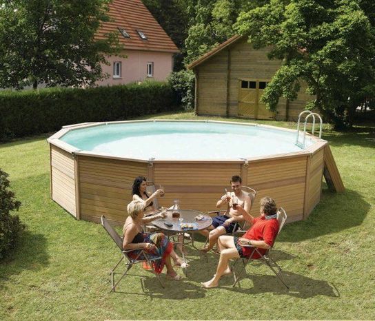 Azteck Maxiwood Round Wooden Pool 4.4m by Zodiac