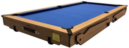 6ft Rolling Lay Flat Pool Table by BCE