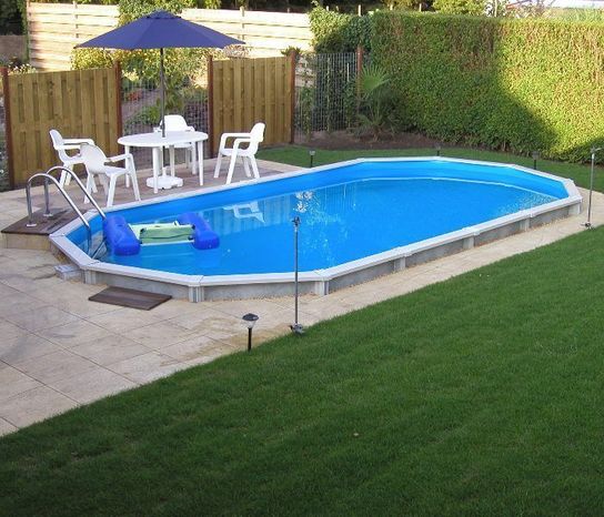 Premier Oval Steel Pool With Super Kit - 24ft x 12ft by Doughboy