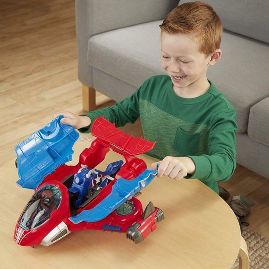 Power Rangers E4840 SHA Spider-Man Jetquarters