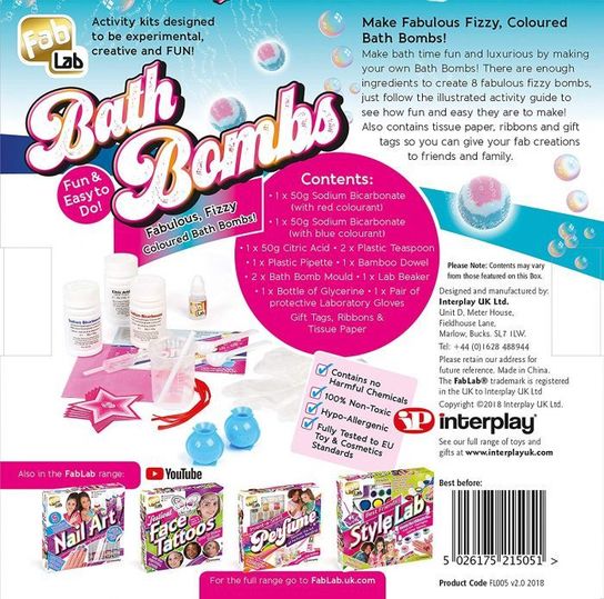 FABLAB BATH BOMBS