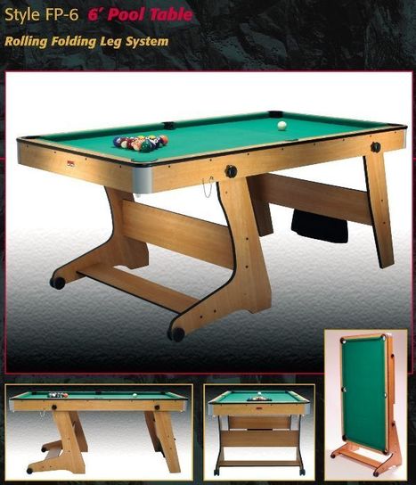 6ft Folding Pool Table by BCE