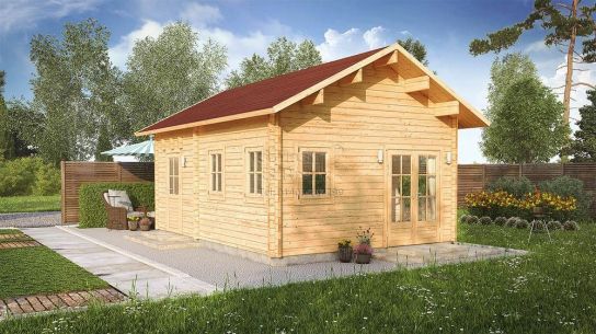 Nottingham Log Cabin 4.5m x 6m
