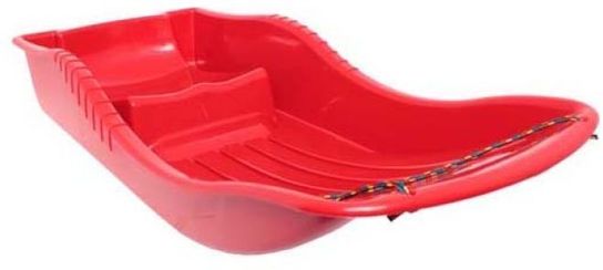 Snow Red Sledge Toboggan