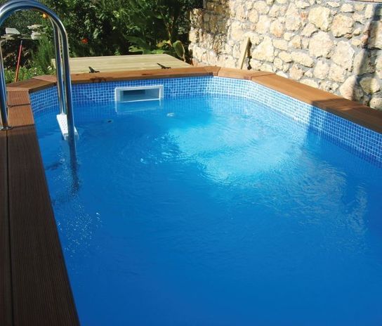 Wooden Exercise Wooden Pool With Aqua Jet - 2.4m x 3.9m
