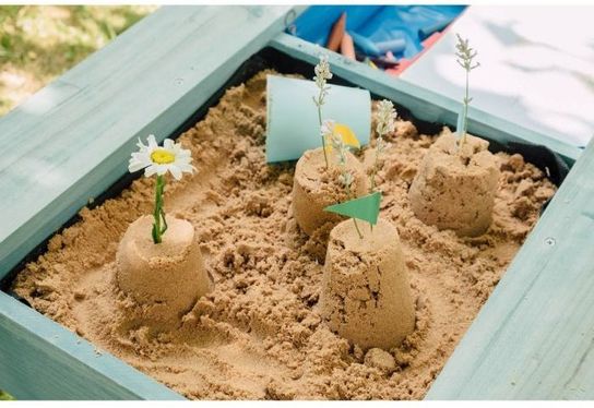 Surfside Sand Pit And Water Wooden Picnic Table