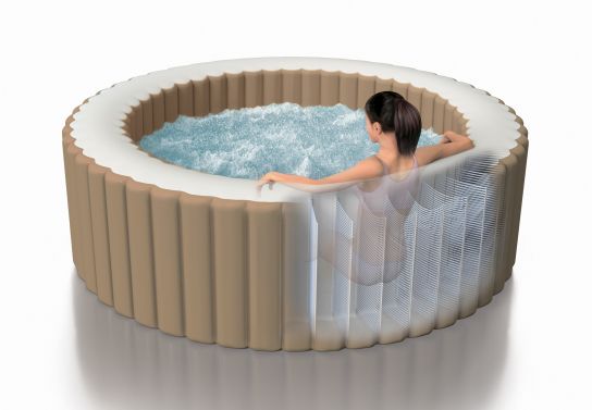 Intex PureSpa Bubble 4 Person Inflatable Hot Tub