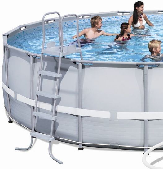 Power Steel Frame Round Pool New Generation - 56427 - 18ft x 52in by Bestway