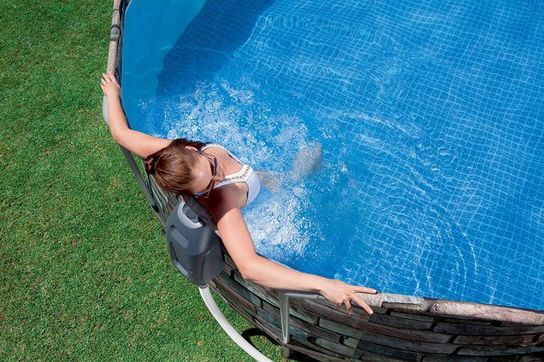 Power Steel Comfort Jet Pool - 56719 - 20ft x 12ft x 48in by Bestway