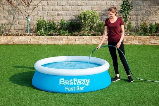 Bestway Fast Set Round Inflatable Pool 6ft x 20" No Pump - 57392