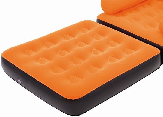 Single Multi-Functional Couch- Orange by Bestway