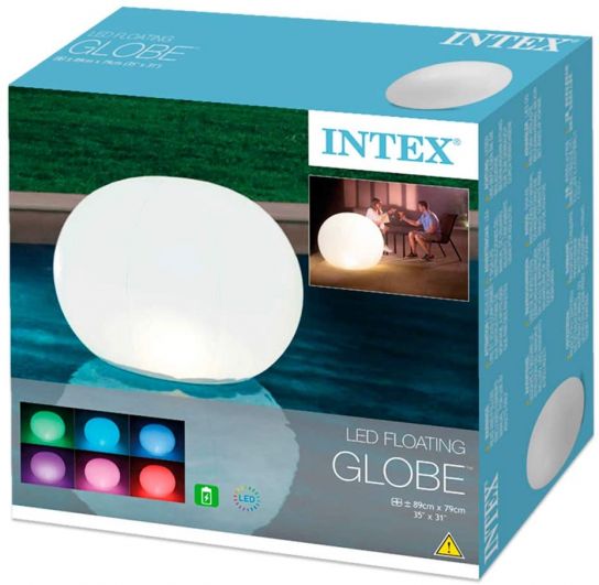 Intex LED Giant Floating Globe Light 89 x 79 cm