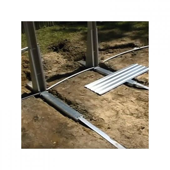 White Coral Ibiza Compact Oval Steel Pool - 7.3m x 3.66m x 1.32m