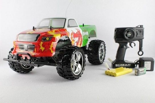 Radio Controlled 1:10 9023 Licenced Monster Truck - Red Dragon