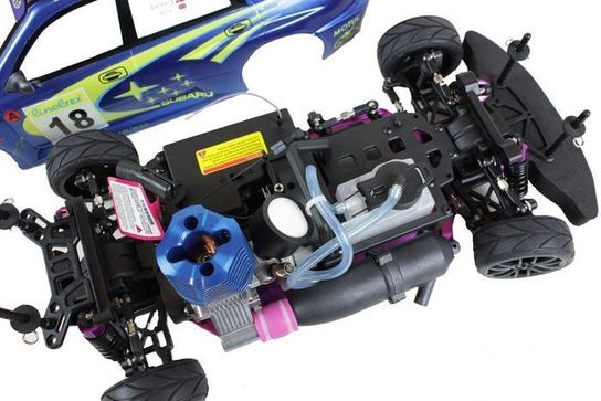 Radio Controlled 1:10 Scale Nitro Powered 2 Speed Subaru Impreza Pro