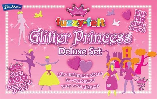 Fuzzy Felt Glitter Princess Set