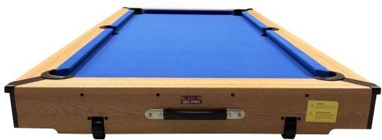 6ft Rolling Lay Flat Pool Table by BCE