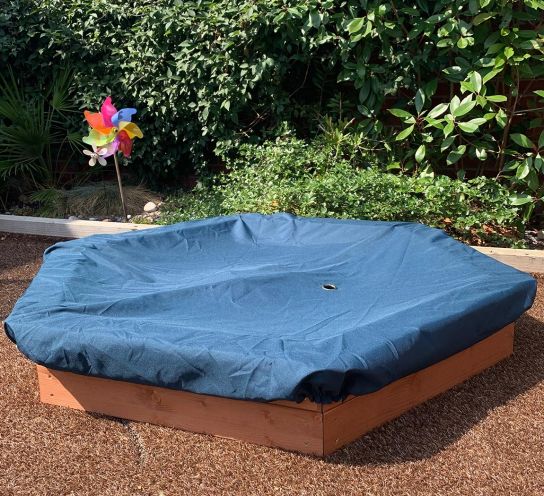 Hexagonal Wood Sand Box 