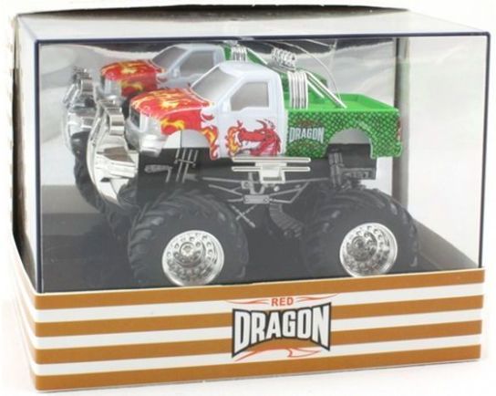 Radio Controlled 5 Channel Mini Monster Truck - Red Dragon