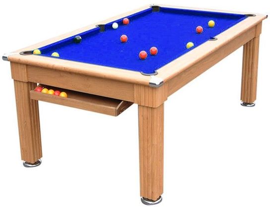 Traditional Diner Slate Bed Pool Table 7ft