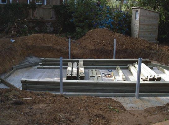 Stretched Octagonal Wooden Pool Westminster - 8.1m x 4.6m by Plastica