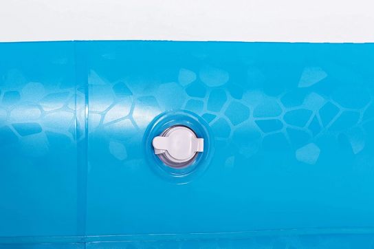 Blue Rectangular Family Paddling Pool 10ft x 6ft x 18in