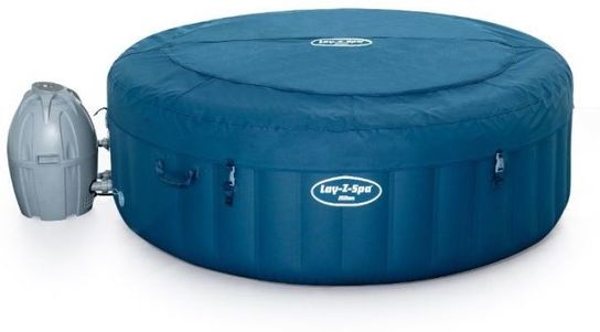 Lay-Z-Spa Milan Wi-Fi Controlled 6 person Hot Tub with Year Round Smart Spa and Freeze Shield